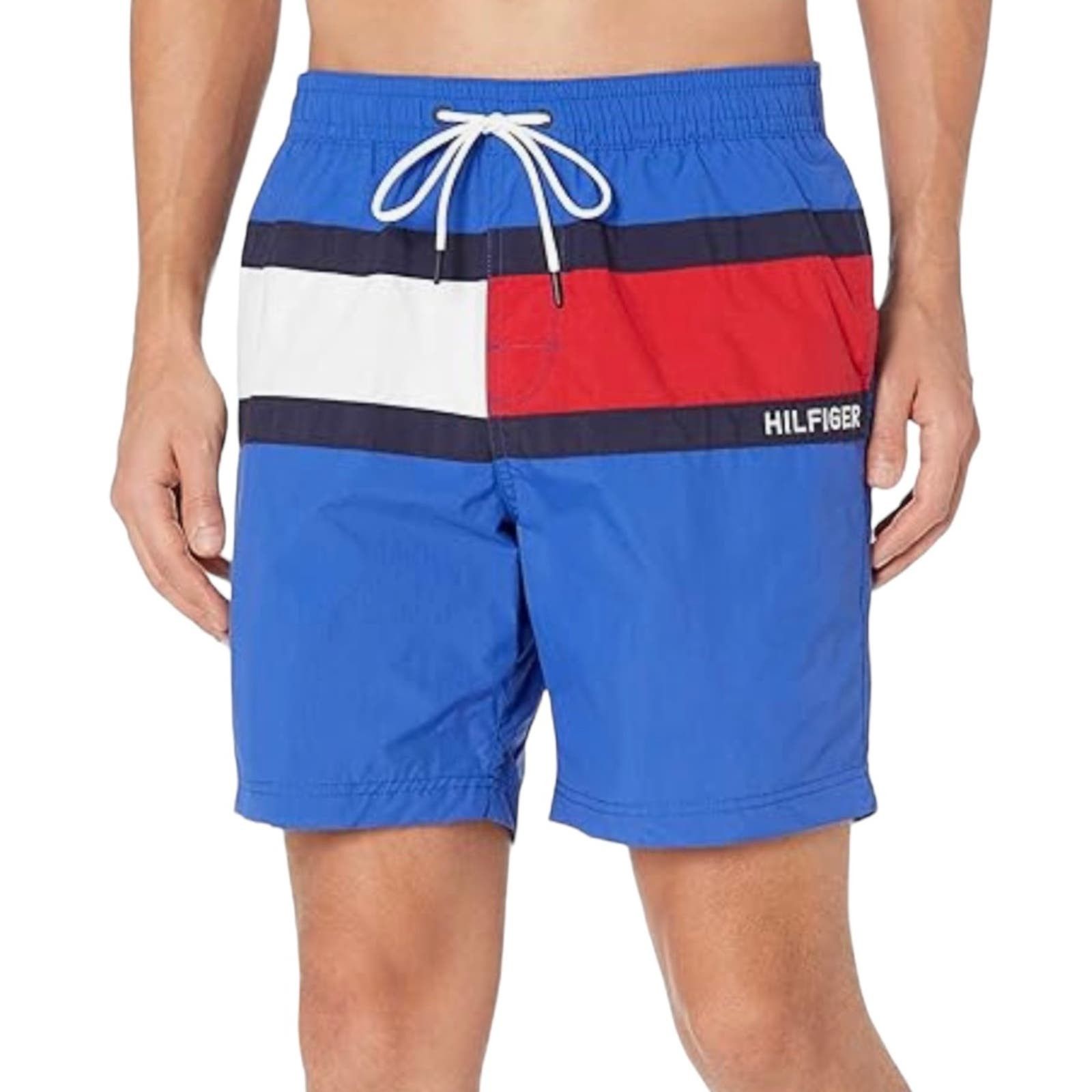 Tommy hilfiger mens swimming trunks discount