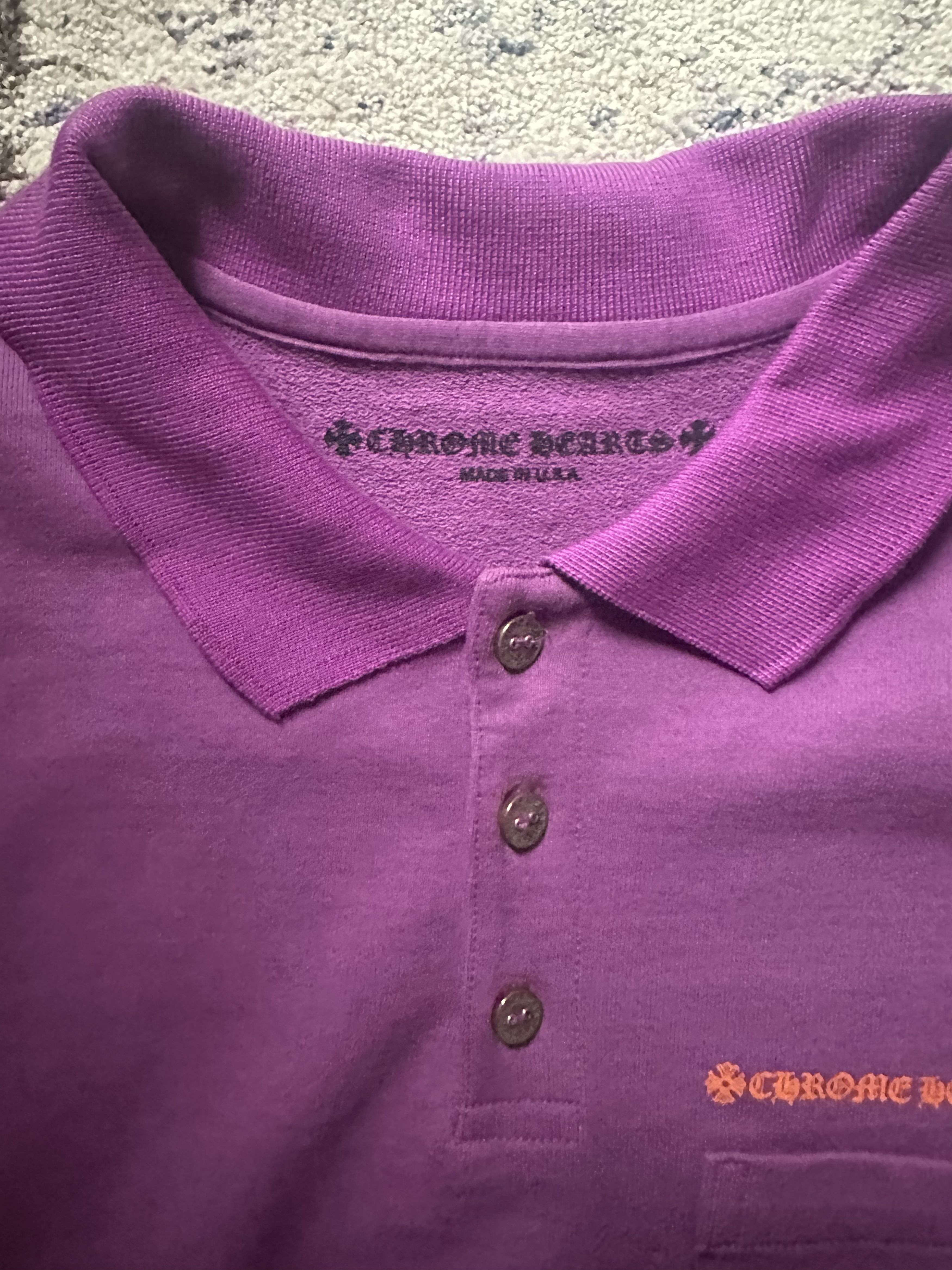 Chrome Hearts Chrome Hearts "I Want More Not Less" Matty Boy Polo Size US L / EU 52-54 / 3 - 3 Thumbnail