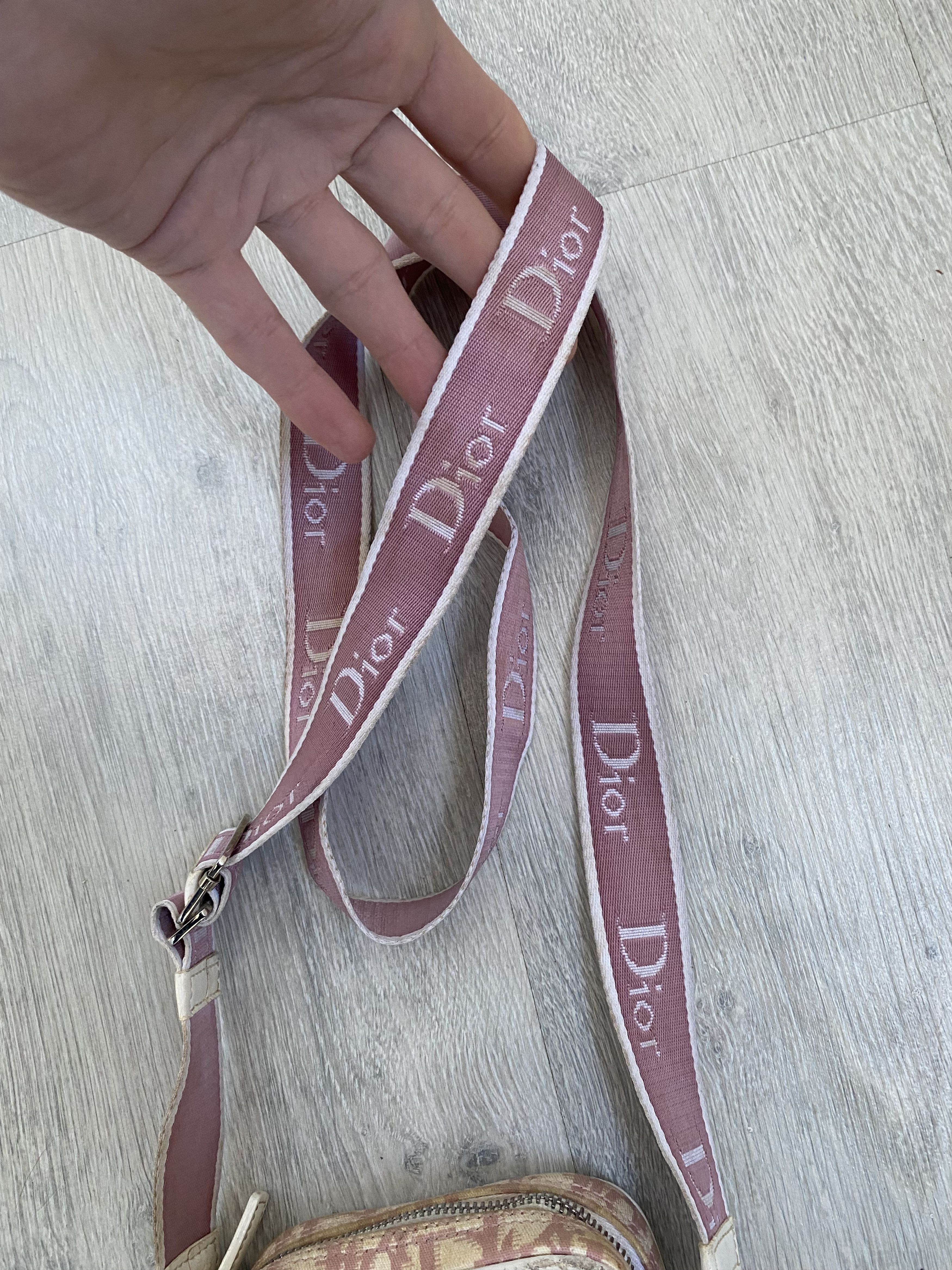 Dior Vintage Christian Dior pink monogram flower messenger bag Size ONE SIZE - 16 Thumbnail