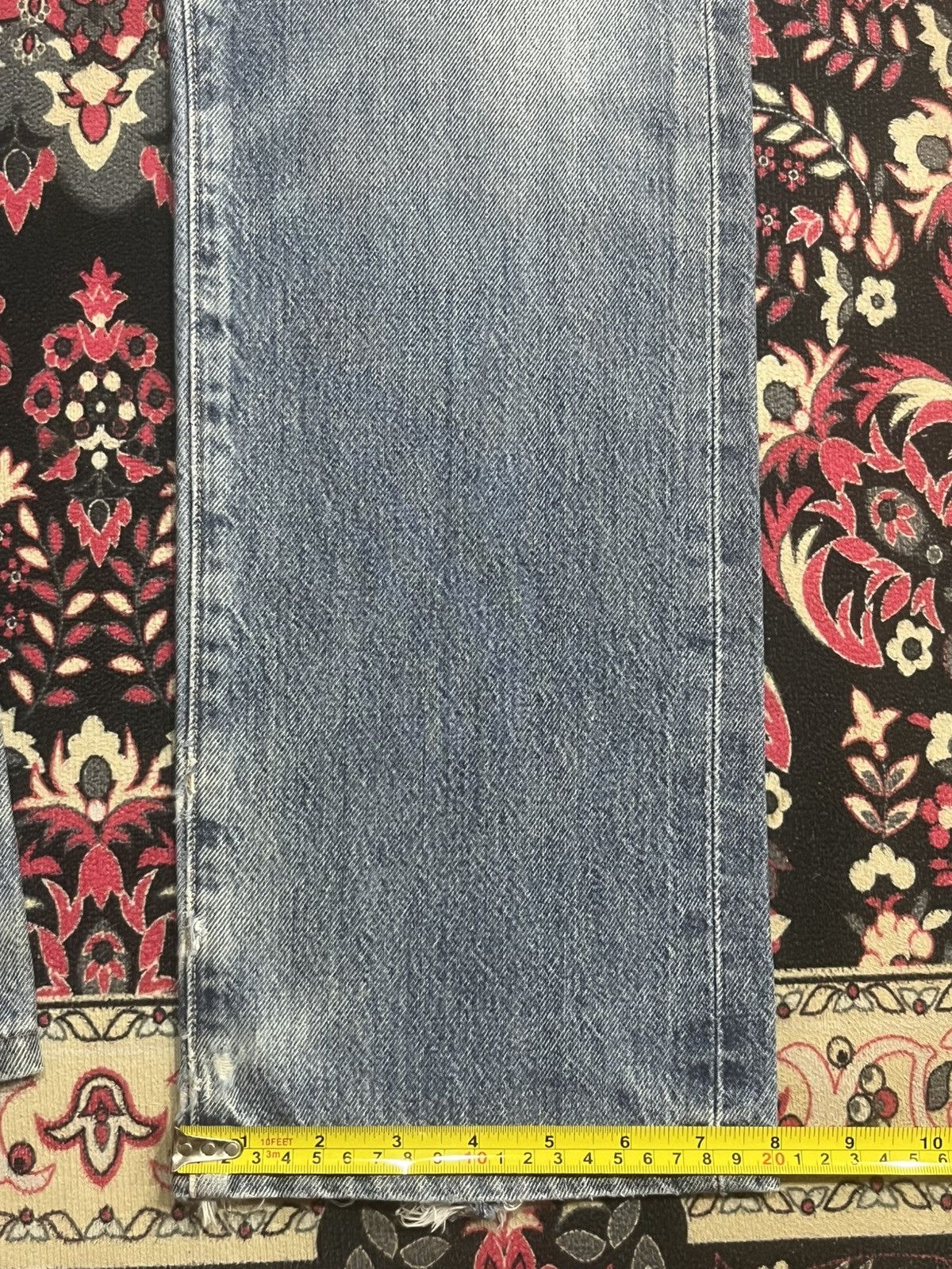 Levi's Levi’s 501 Big E Red Tab USA Flag Label Non Selvedge Jeans Size US 30 / EU 46 - 18 Thumbnail