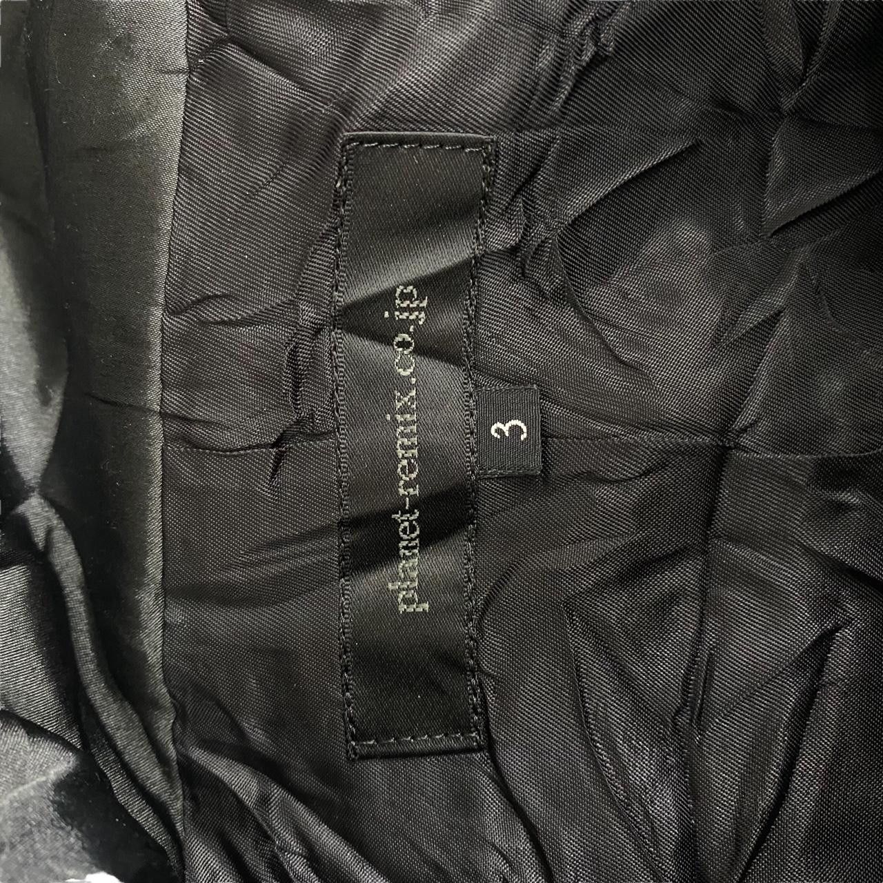 Vintage Vtg 90’ PLANET REMIX CO.JP Japan Designer Black Jacket Size M / US 6-8 / IT 42-44 - 4 Thumbnail