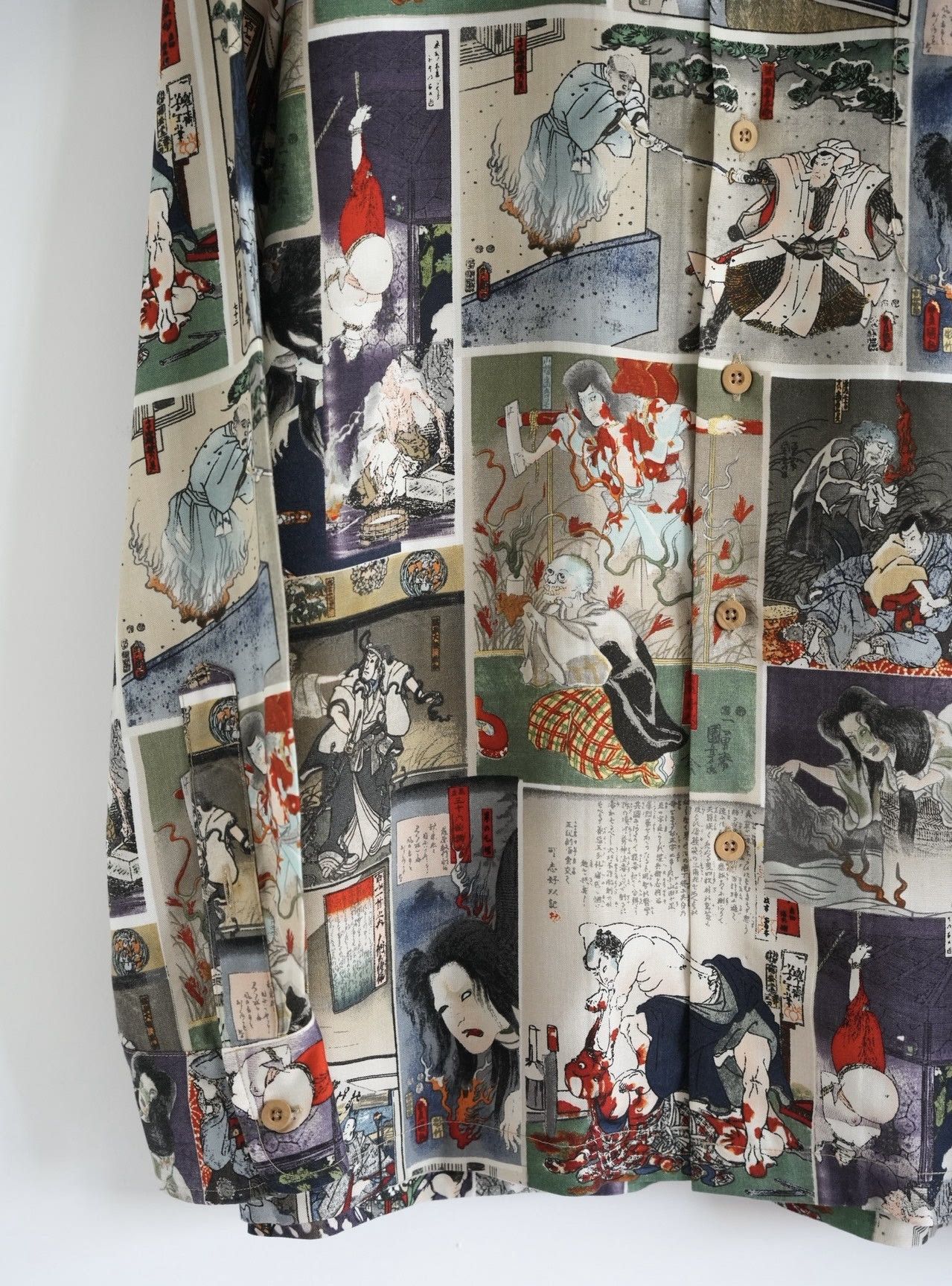 Wacko Maria Wacko Maria 18AW Hyakki Yagyo All-Over Print Shirt Size US M / EU 48-50 / 2 - 5 Thumbnail