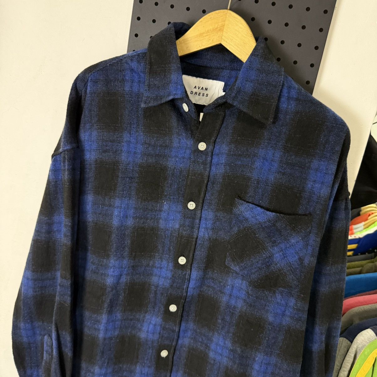 Japanese Brand AVAN DRESS wool flannel plaid veterano Size US XL / EU 56 / 4 - 2 Thumbnail
