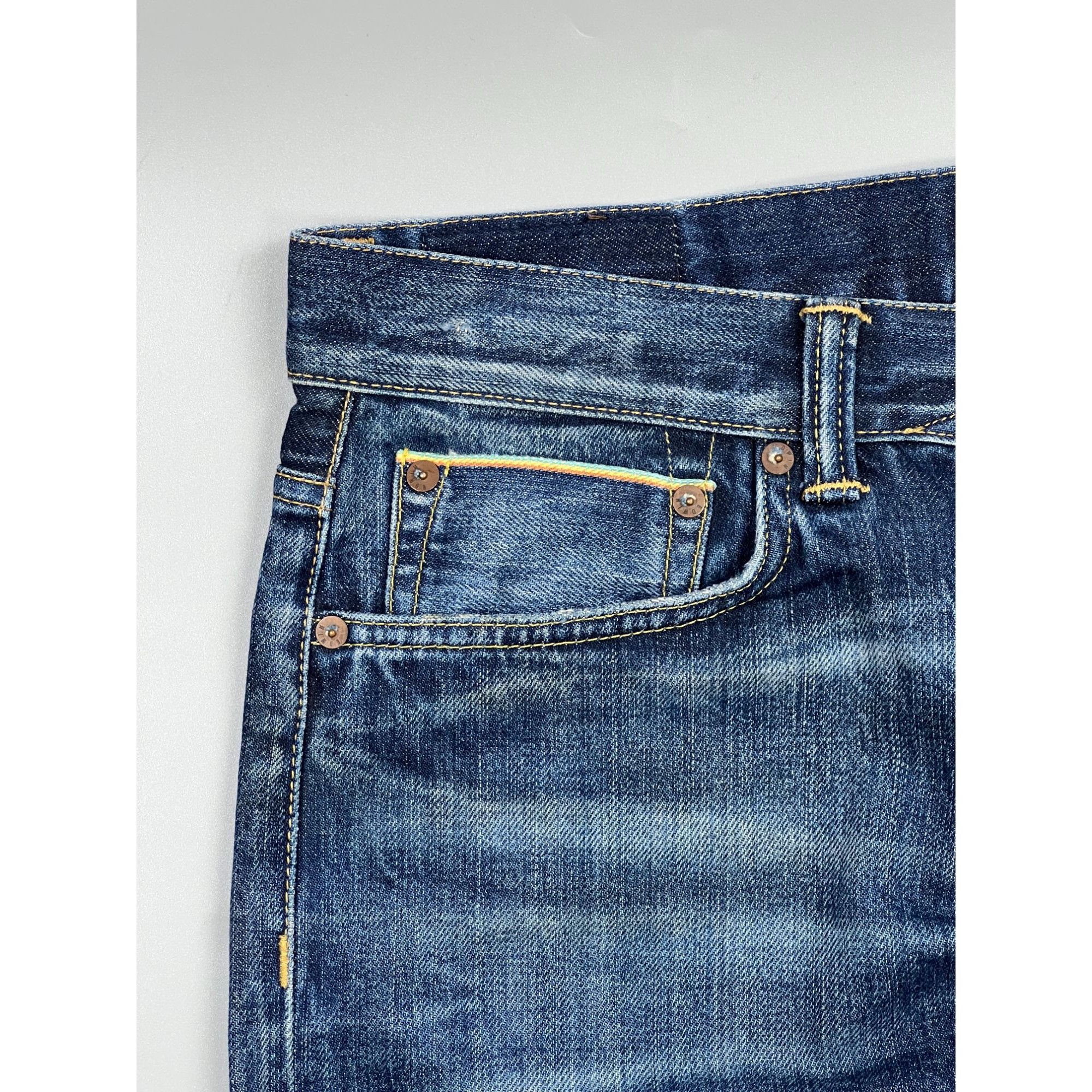 Edwin Edwin ED-80 Selvedge Denim Jeans Pants (Y0930) Size US 31 - 3 Thumbnail