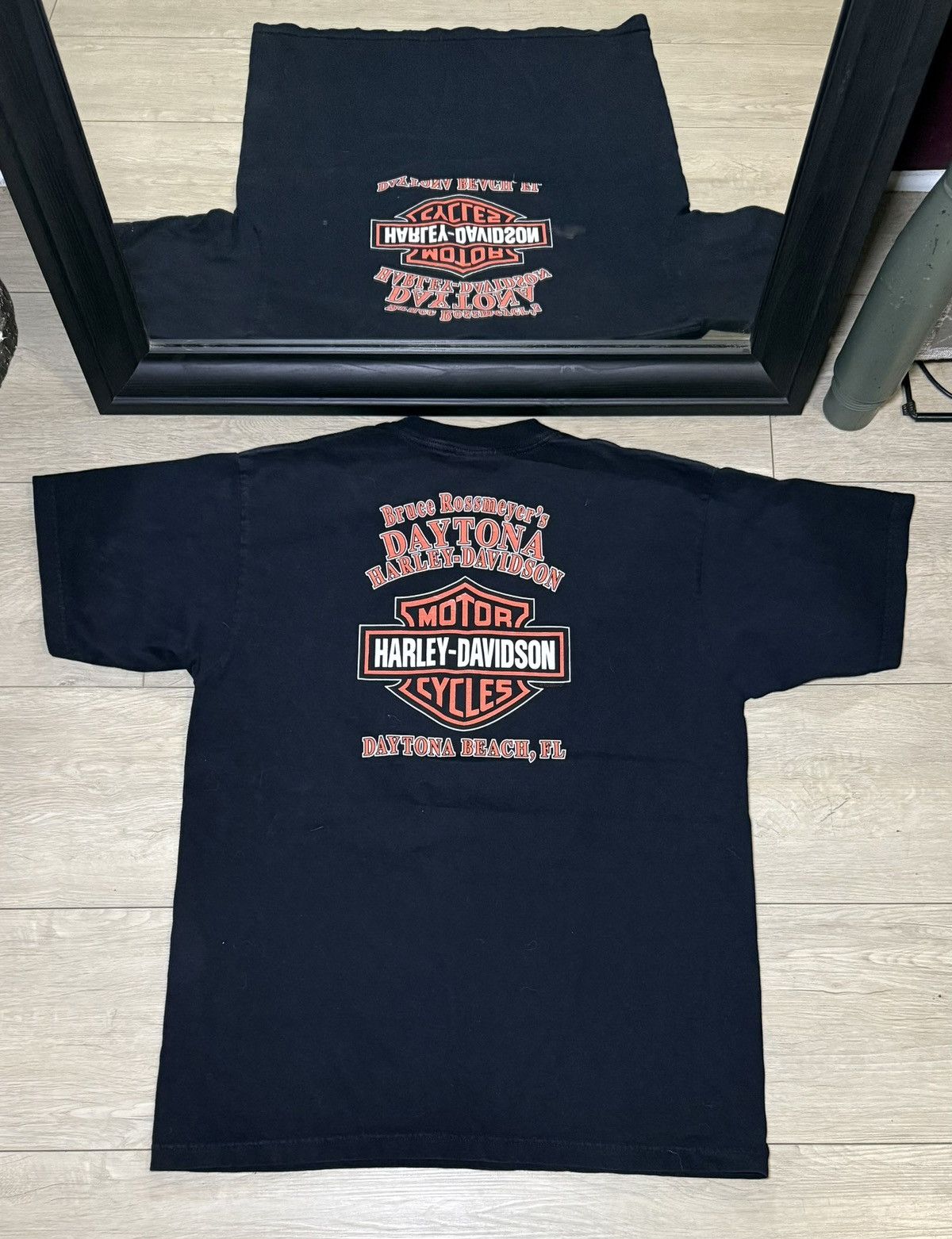 Harley Davidson Y2K 2000s Frankenstein Harley Davidson Daytona Biketoberfest Size US XL / EU 56 / 4 - 2 Thumbnail