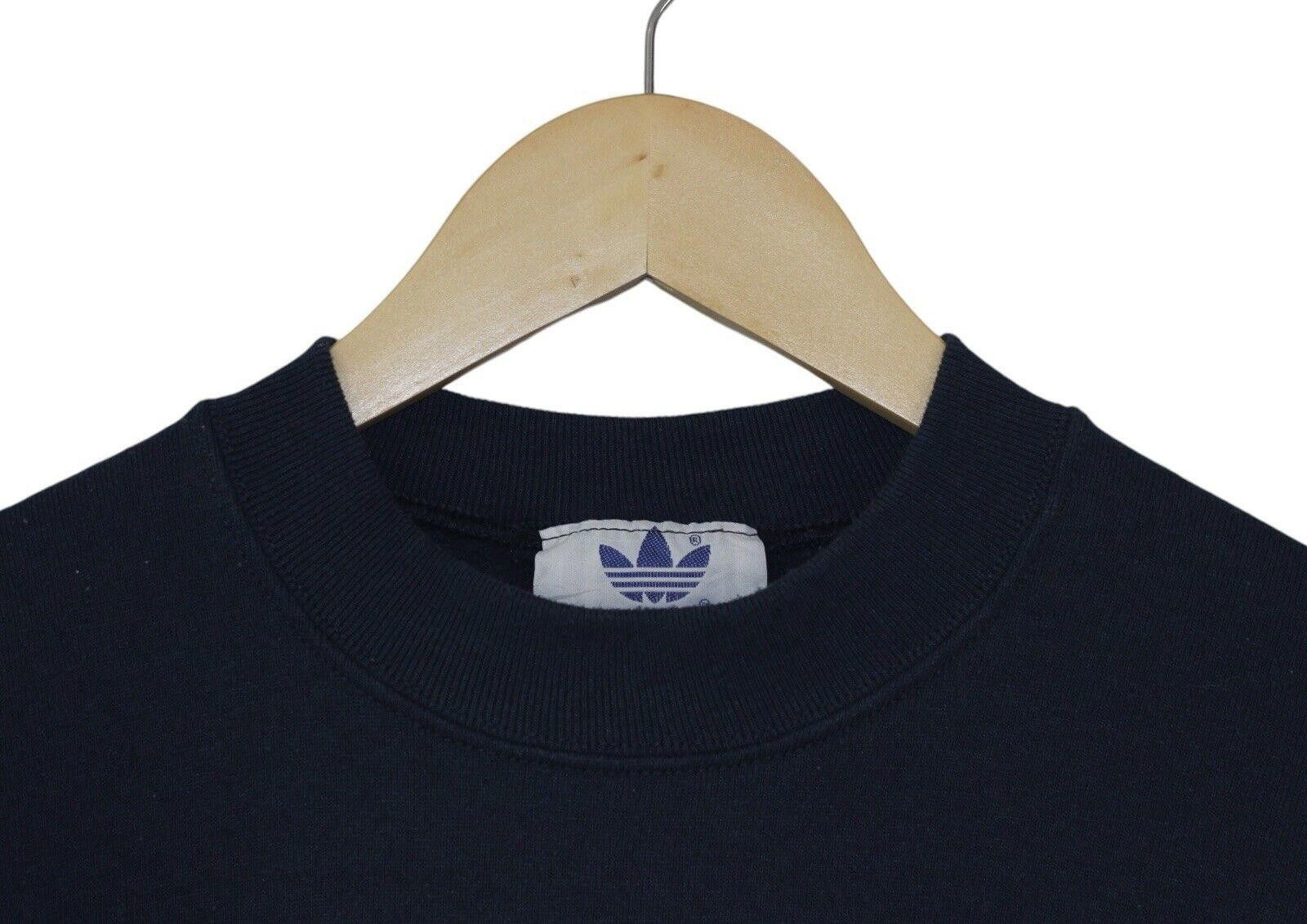 Adidas Vintage Bootleg Adidas Blue Embroidered Crewneck Size XL Size US 36 / EU 52 - 3 Thumbnail