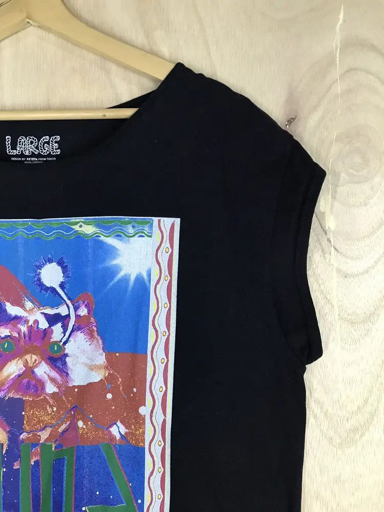 Japanese Brand Art Design by The Testa Sleeveless Tshirts Size L / US 10 / IT 46 - 5 Thumbnail