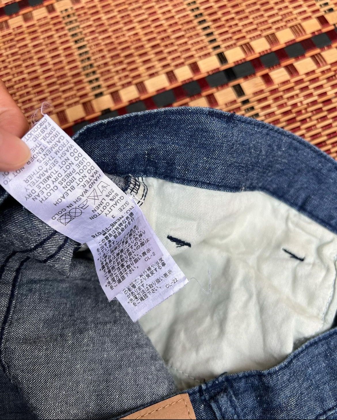 Issey Miyake × Ne-Net Ne-net Issey Miyake Crop Denim Pants Size US 32 / EU 48 - 10 Thumbnail
