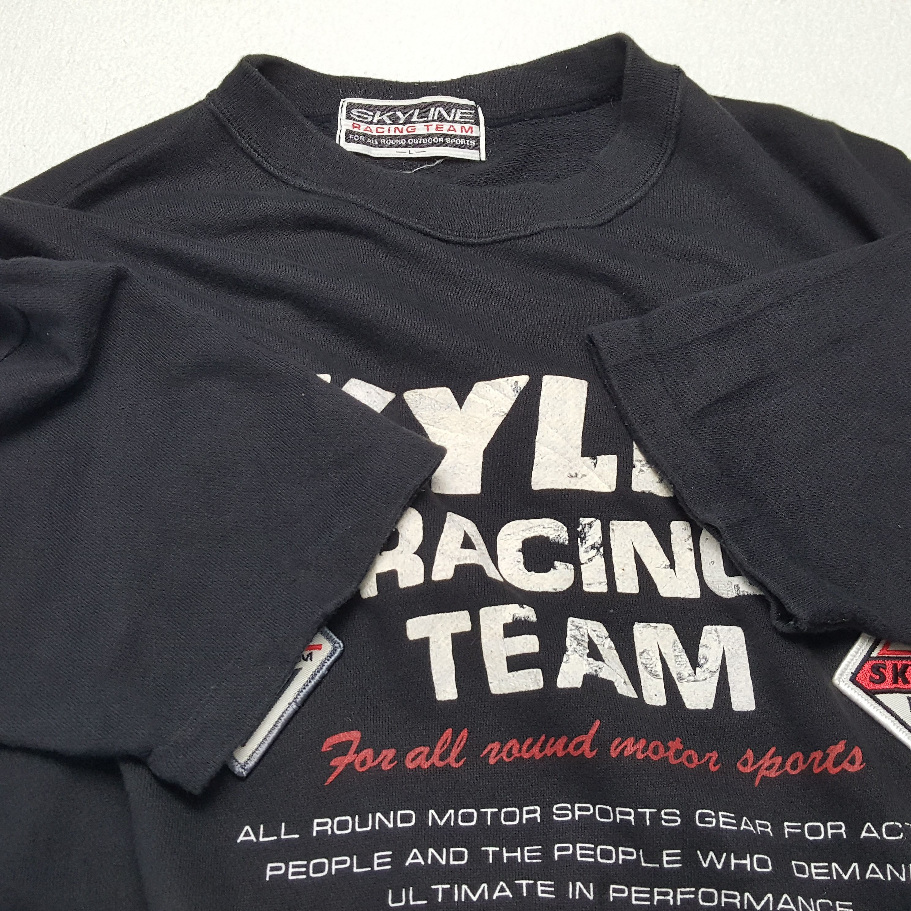 Japanese Brand × Vintage Vintage SKYLINE RACING TEAM Japanese Racing Team T-Shirts Size US XL / EU 56 / 4 - 5 Thumbnail
