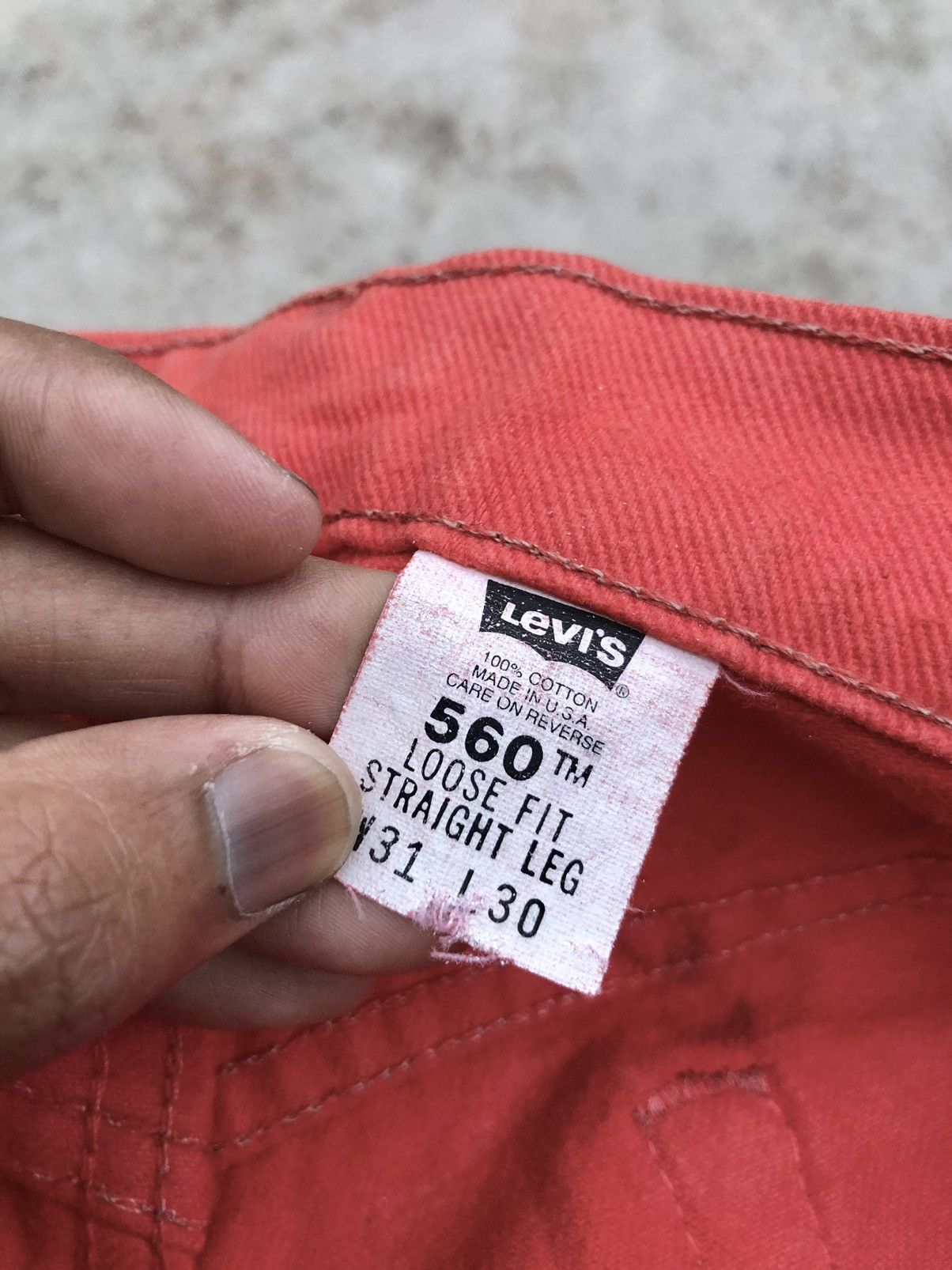 Levi's VINTAGE LEVIS 560 USA Size US 31 - 3 Thumbnail