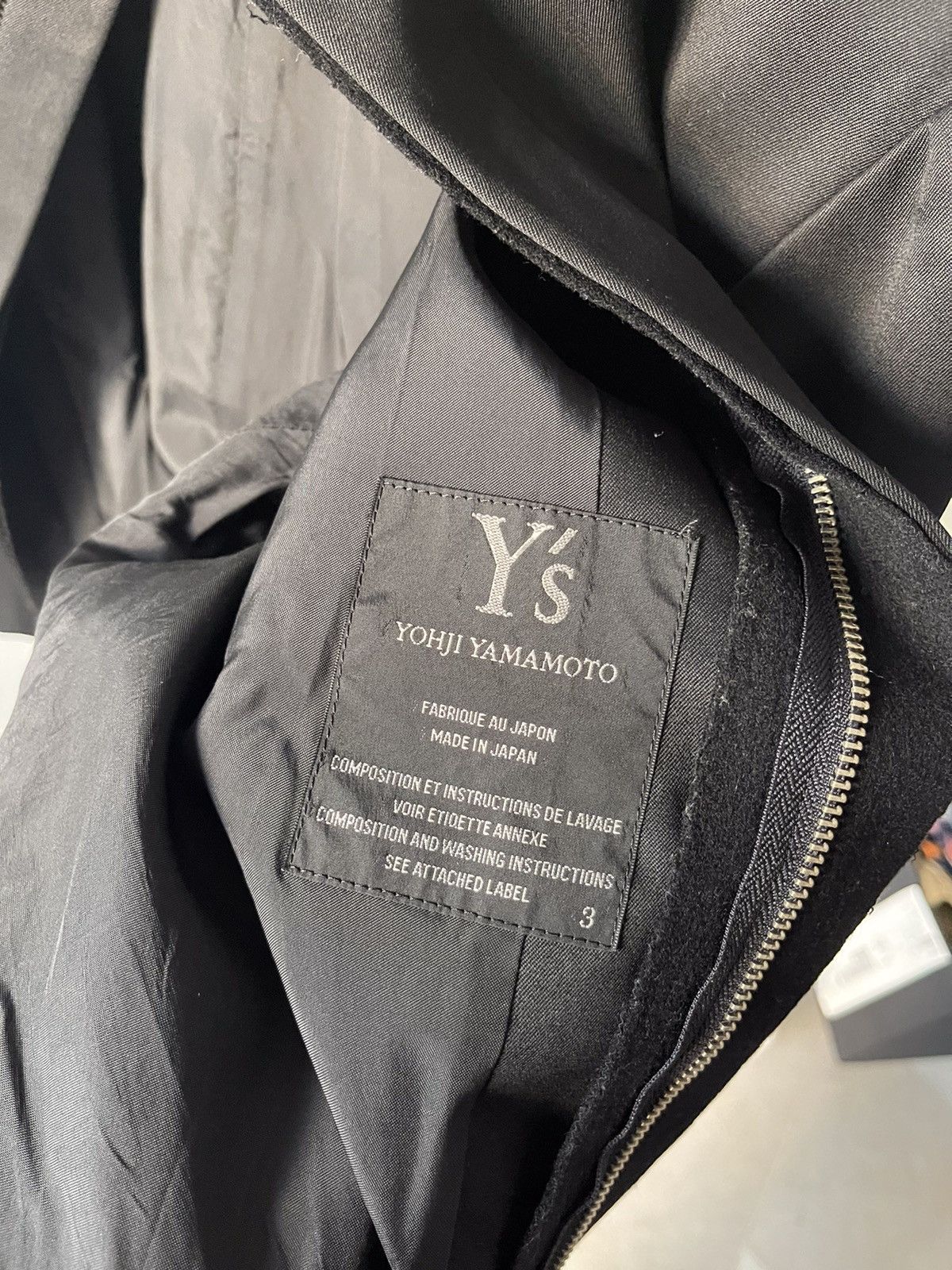 Y's × Yohji Yamamoto 2007 Yohji Yamamoto Zip Jacket Size M / US 6-8 / IT 42-44 - 14 Thumbnail