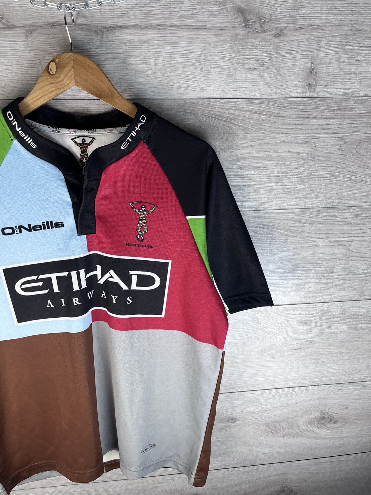 O'Neill Men's rugby jersey O'Neills size M Harlequins Size US M / EU 48-50 / 2 - 2 Thumbnail