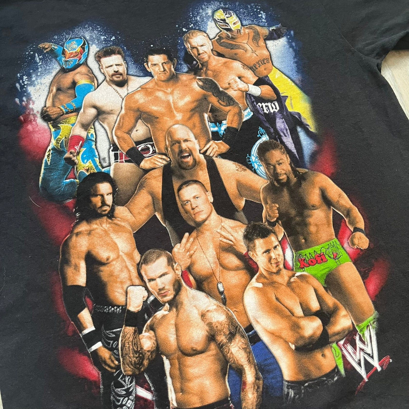 WWE WWE 2011 All Over Print Promo Tee Size US S / EU 44-46 / 1 - 3 Thumbnail