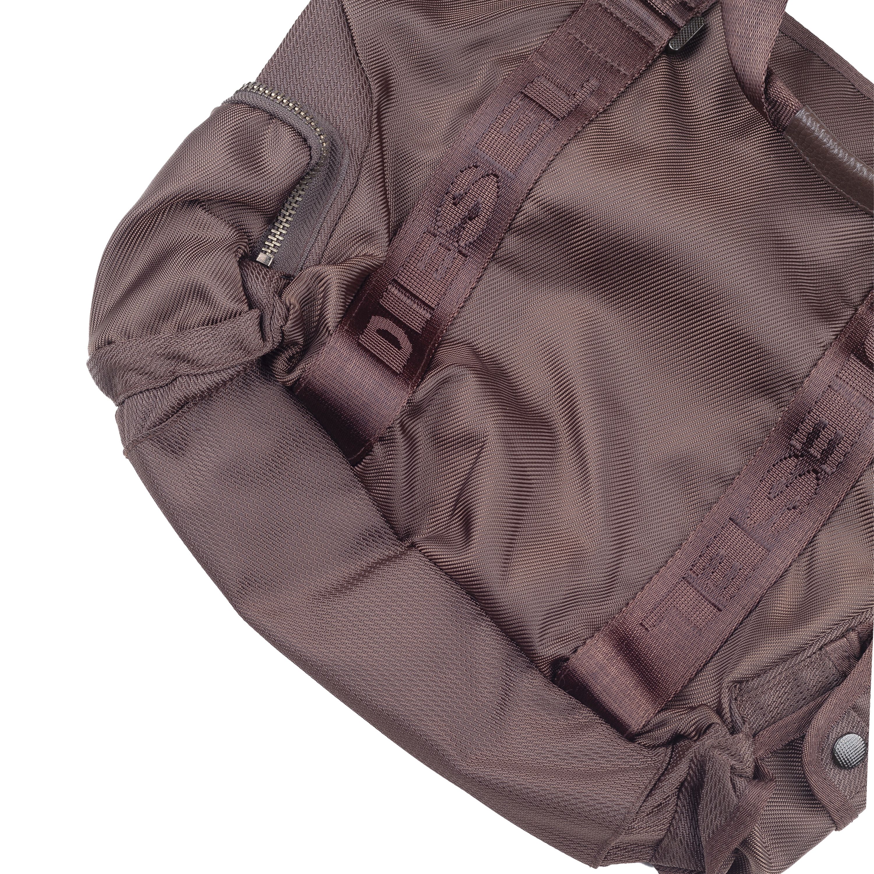 Diesel × Diesel Black Gold Diesel Brown Vintage Cargo Nylon Shoulder Bag Size ONE SIZE - 4 Thumbnail
