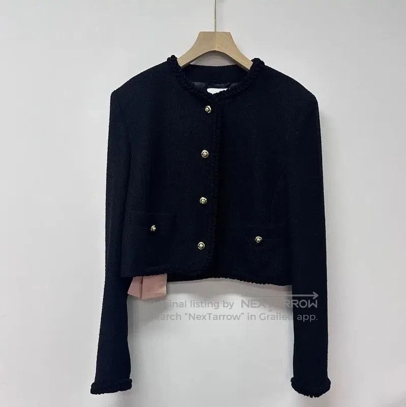 Miu Miu Miu Miu Black Wool Women's Coat . Size M / US 6-8 / IT 42-44 - 1 Thumbnail
