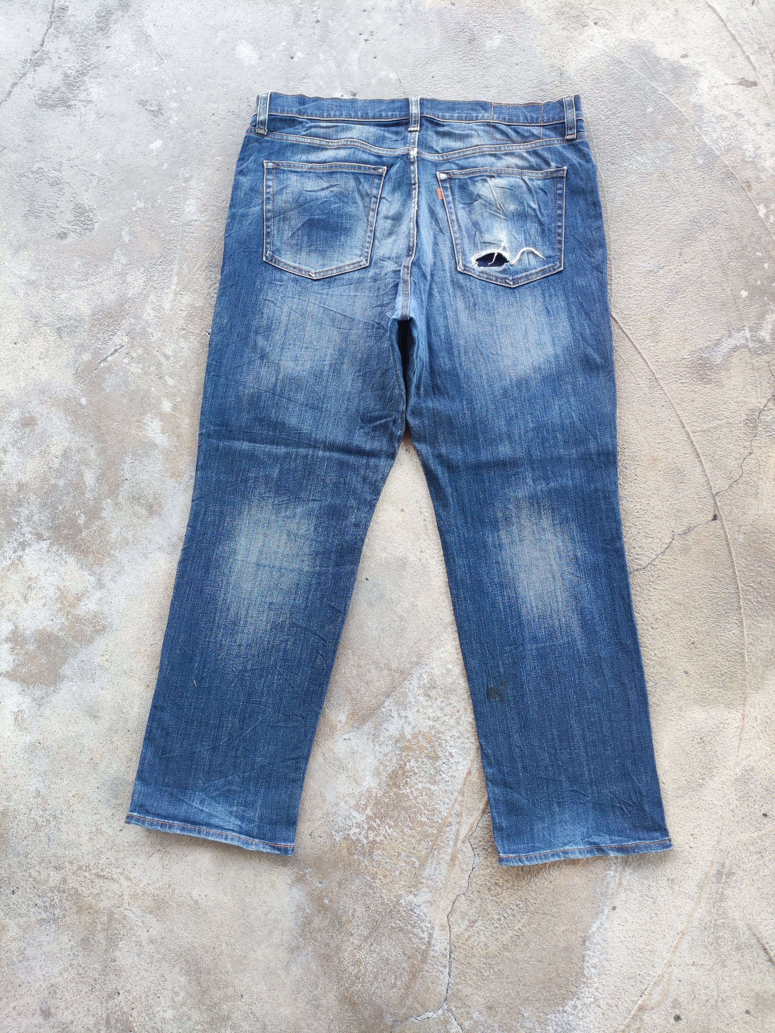 Japanese Brand × Jean W36 Vintage Japanese Jeans Distressed Faded Denim Pants Size US 36 / EU 52 - 8 Thumbnail