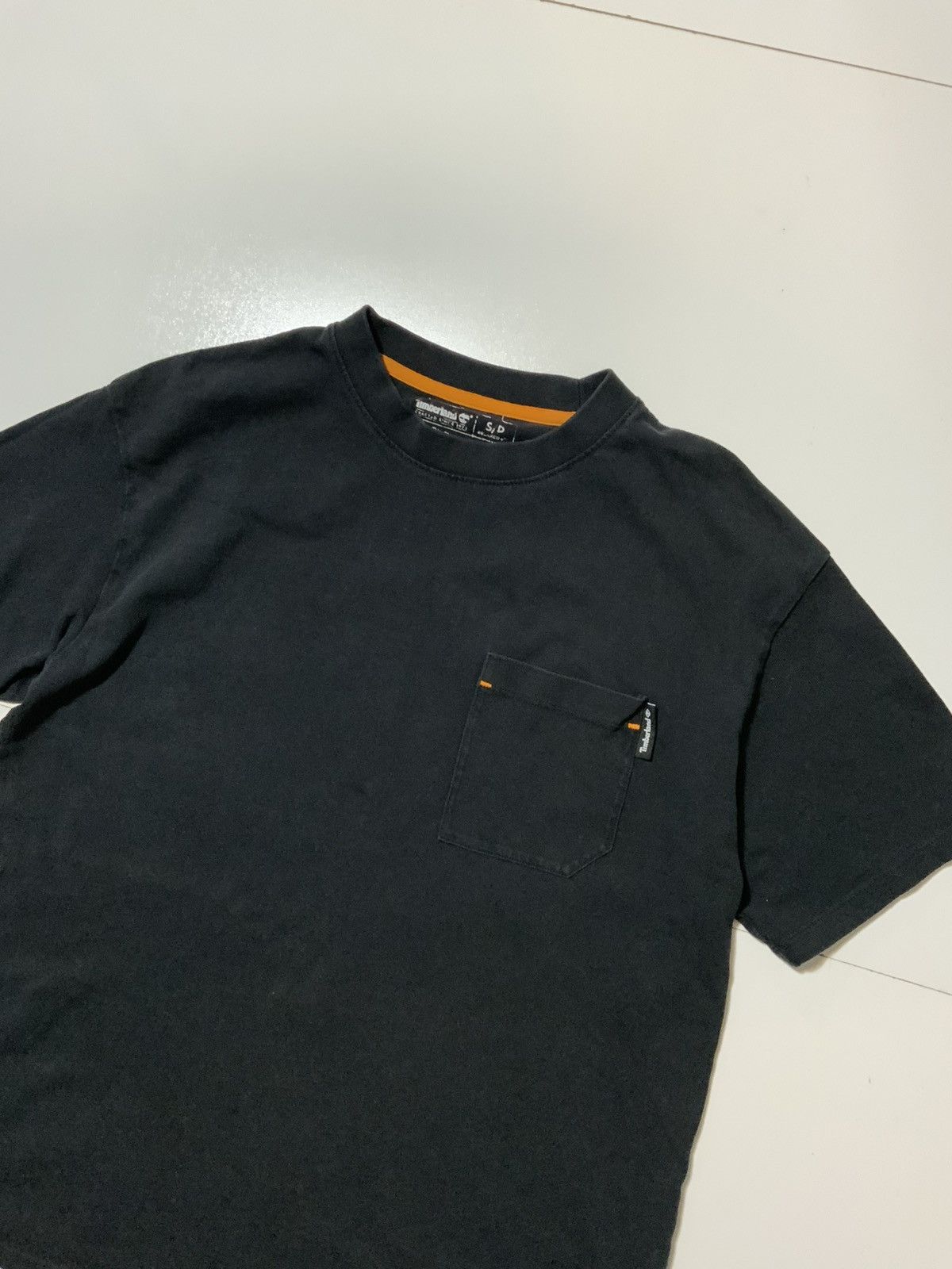 Timberland Timberland #10061 The Original Yellow Boot Pocket T-Shirt Size US S / EU 44-46 / 1 - 4 Thumbnail