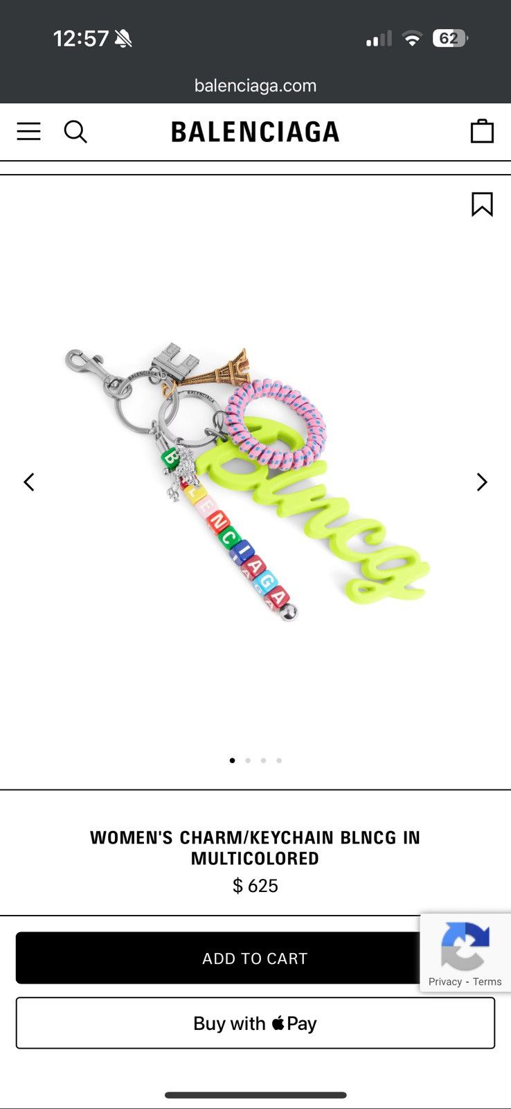 Balenciaga Balenciaga keychain Size ONE SIZE - 10 Thumbnail
