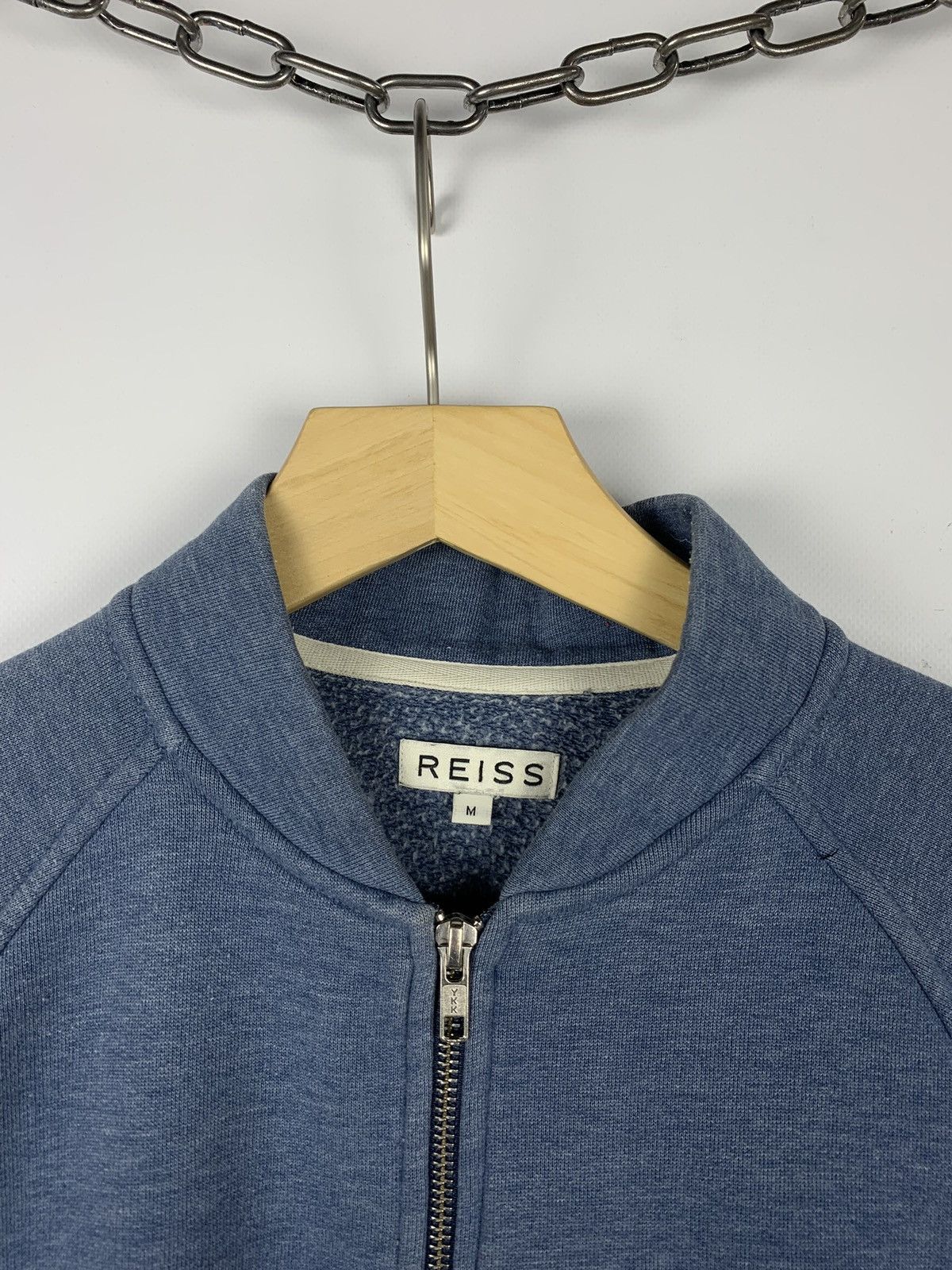 Reiss Reiss Full-Zip Bomber Jacket Cotton Men’s Size M Blue Size US M / EU 48-50 / 2 - 4 Thumbnail