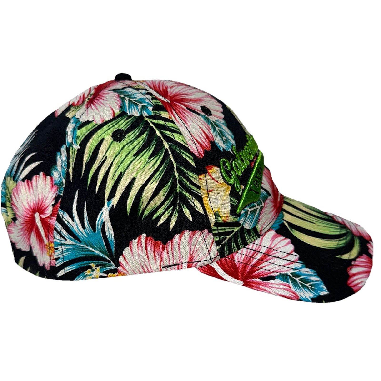 Other New Galveston Island Tx Embroidered Tropical StrapBack Hat Size ONE SIZE - 4 Thumbnail