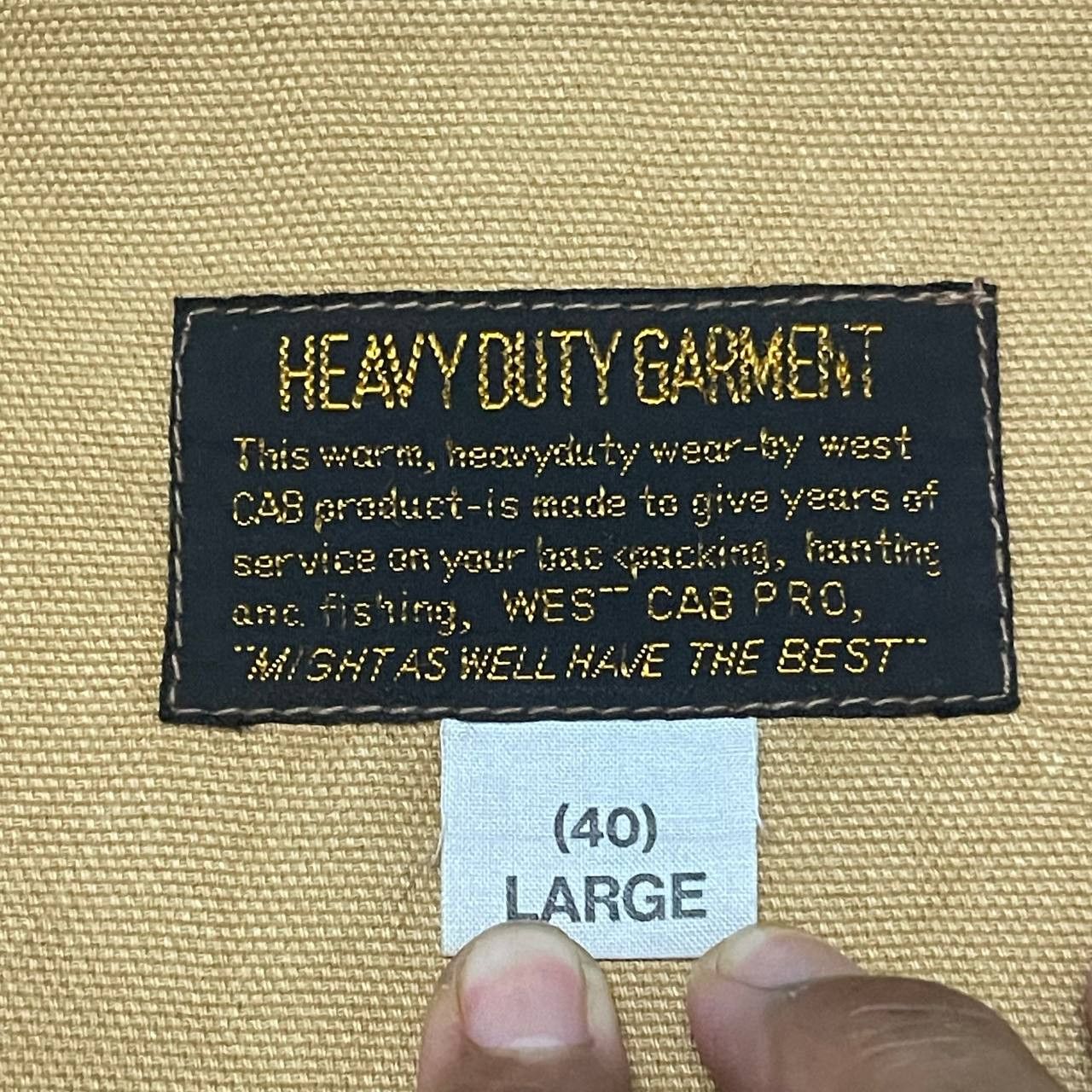 Japanese Brand Vintage Heavy Duty Garment Hunting Duck Canvas Jacket Size US L / EU 52-54 / 3 - 6 Thumbnail