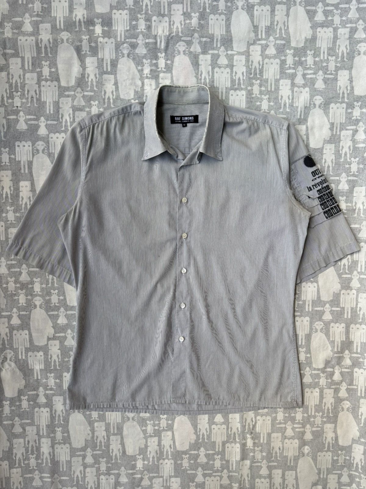 Raf Simons Raf Simons SS02 "OUI, créez, la révolution continue" Shirt Size US M / EU 48-50 / 2 - 2 Thumbnail