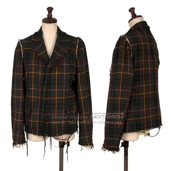 Comme des Garcons Comme Des Garcons Green retro plaid design coat Size M / US 6-8 / IT 42-44 - 1 Thumbnail