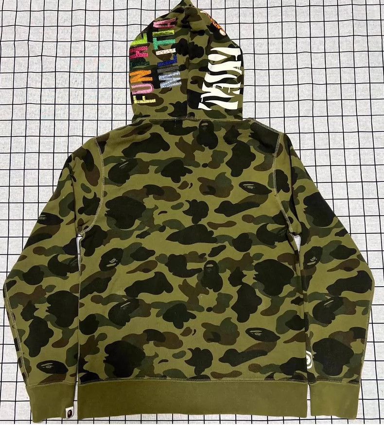 Bape BAPE Green Camo Tiger Head Hoodie-2508 Size US L / EU 52-54 / 3 - 2 Thumbnail