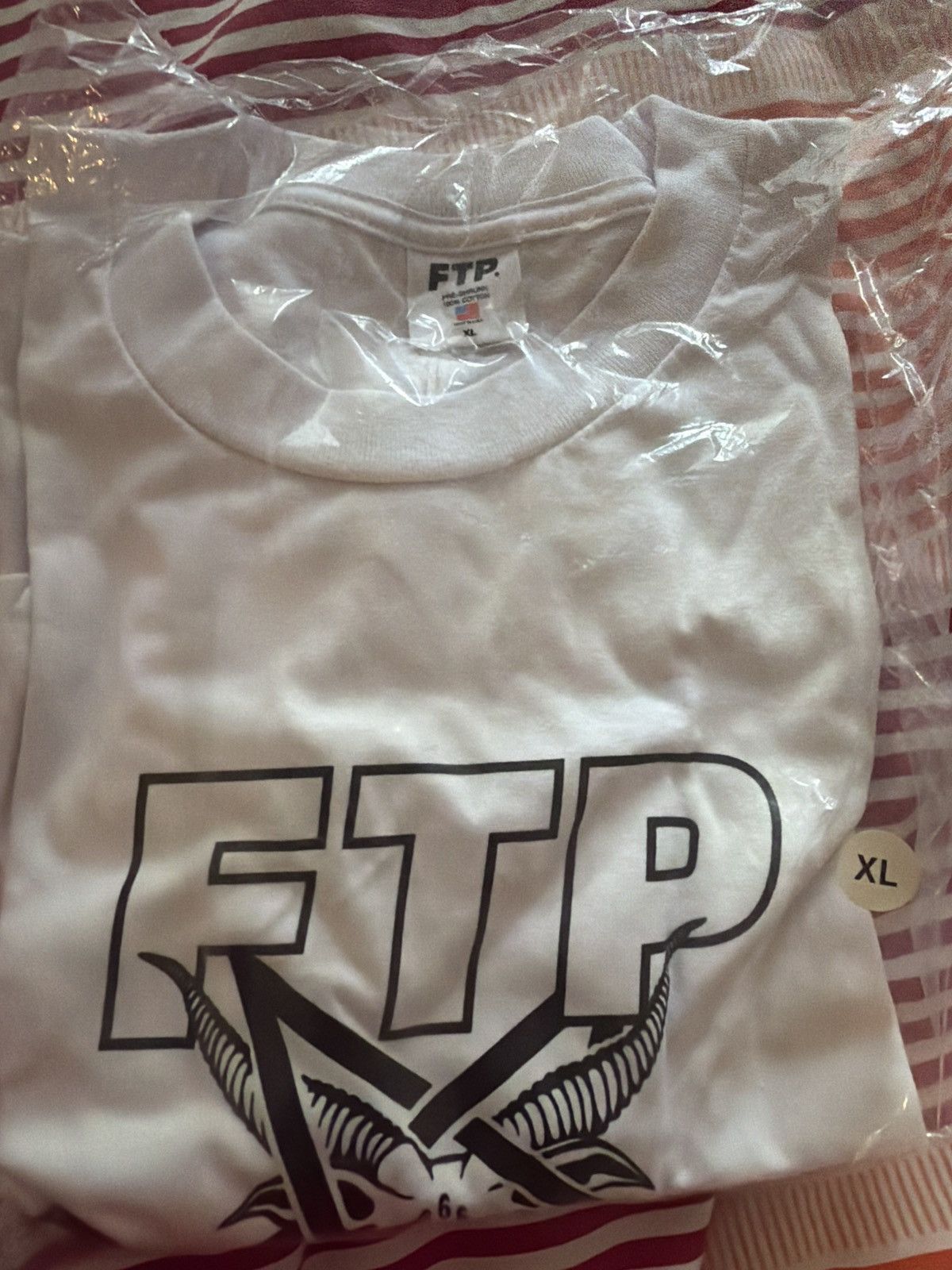 Fuck The Population × Thrasher FTP x Thrasher Skategoat Tee FW '22 White XL Size US XL / EU 56 / 4 - 2 Thumbnail