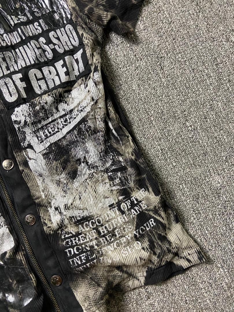 BERNINGS SHO Bernings Sho Rare Punk Gothic Zip Up Shirt Hoodie (194) Size US M / EU 48-50 / 2 - 9 Thumbnail
