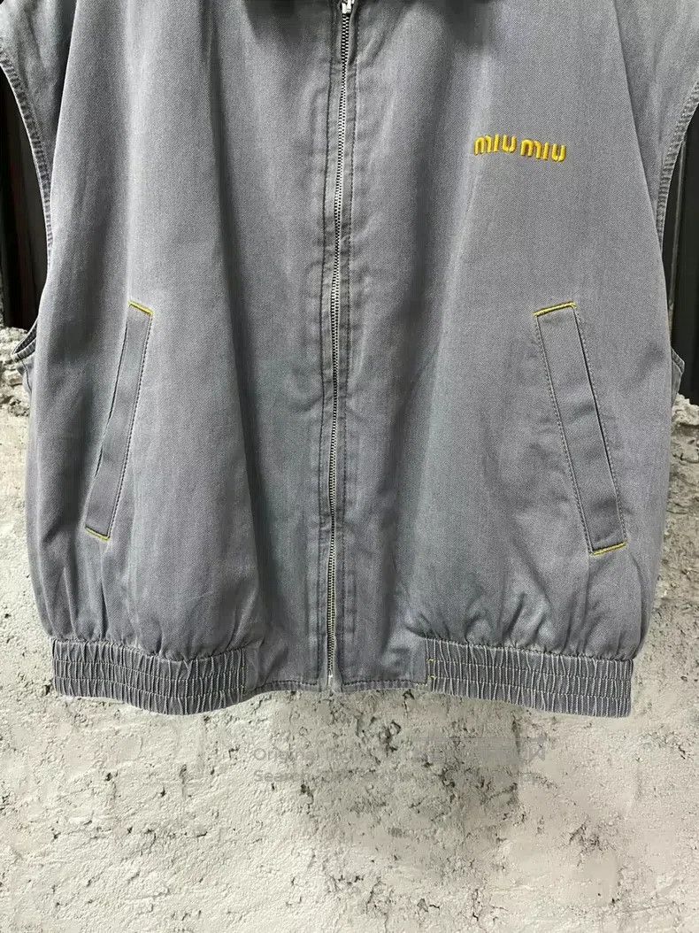 Miu Miu Miu Miu 42 Corduroy collar jacket coat Size L / US 10 / IT 46 - 4 Thumbnail