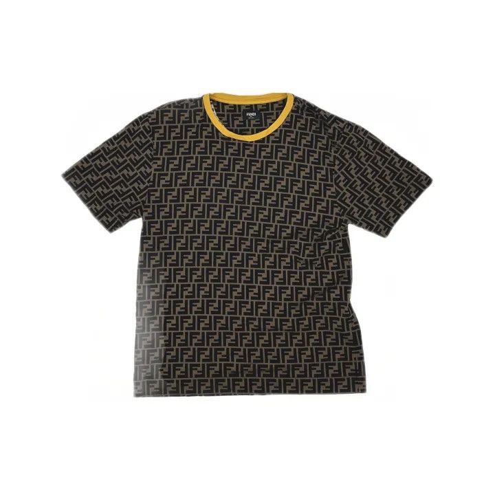 Fendi Fendi Brown Letter Pattern Short-Sleeve T-Shirt -2507 Size US M / EU 48-50 / 2 - 2 Thumbnail