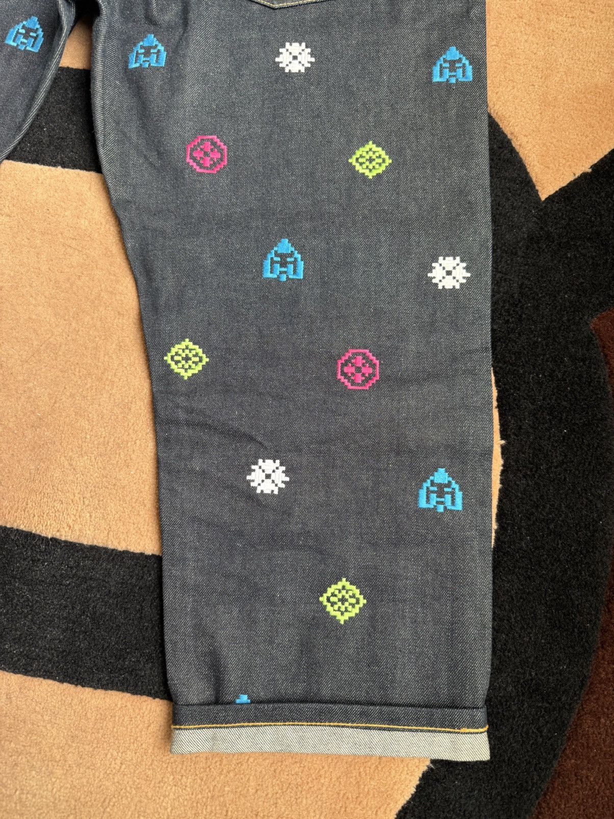 Evisu EVISU daicock style cropped denim pants size：38 Size US 38 / EU 54 - 7 Thumbnail