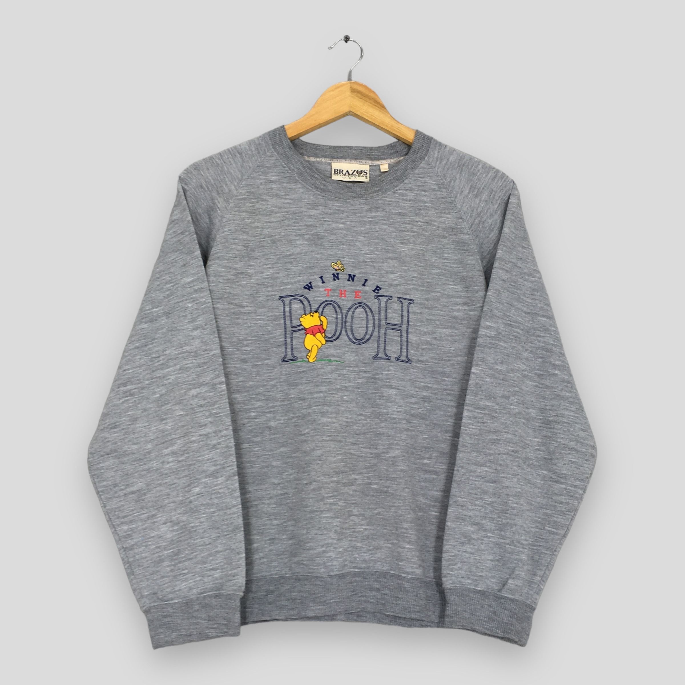 Disney × Vintage Vintage 90s Winnie The Pooh Butterfly Sweatshirt Small Size US S / EU 44-46 / 1 - 1 Thumbnail