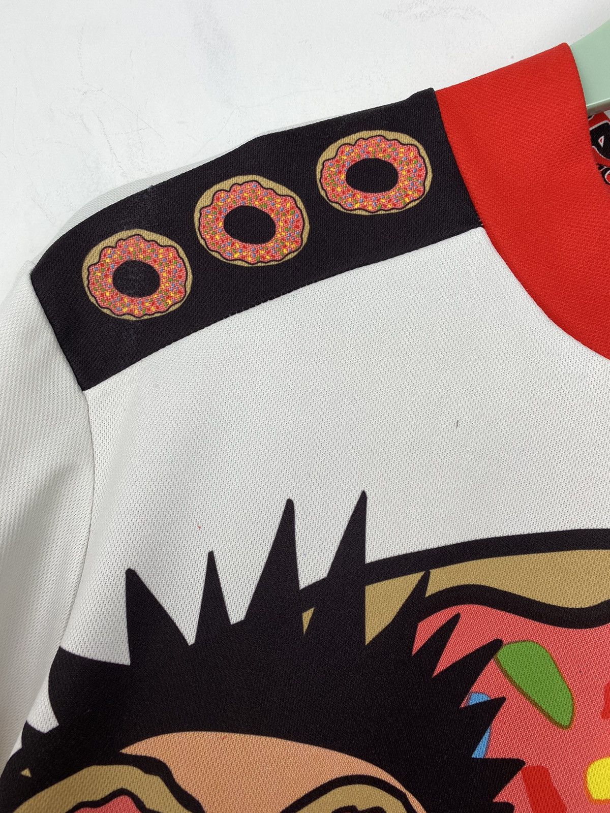Bicycle Pearl Izumi Crazy Glaze Donuts 2003 Cycling Jersey SMS Y2K Size US L / EU 52-54 / 3 - 7 Thumbnail