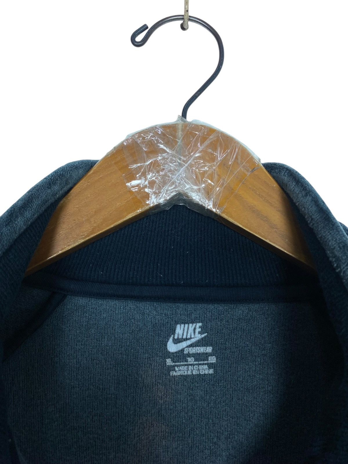 Nike Rare‼️ Nike Velour Track Zipper Jacket Size US M / EU 48-50 / 2 - 7 Thumbnail