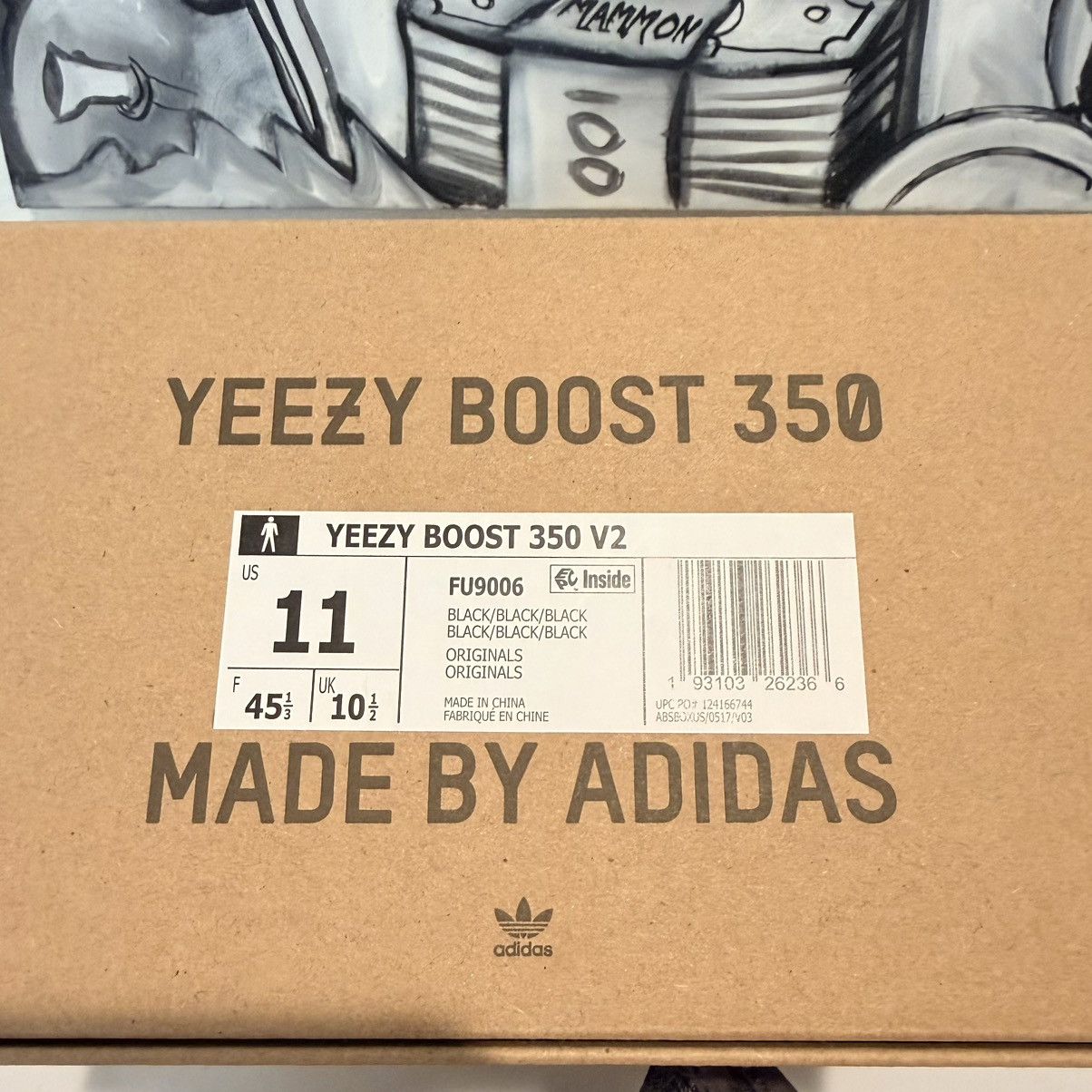 Yeezy adidas Yeezy Boost 350 V2 Low Black Non-Reflective Size 11 Size US 11 / EU 44 - 4 Thumbnail