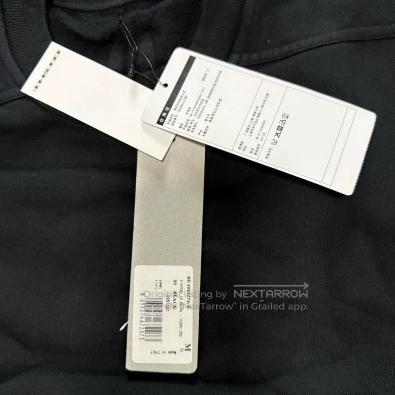 Rick Owens Rick Owens Black short sleeve fleece sweatshirt Size US M / EU 48-50 / 2 - 3 Thumbnail