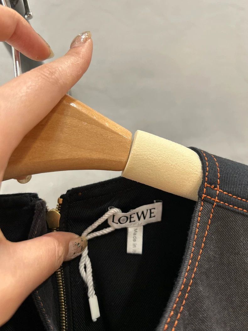 Loewe LOEWE Loose-shouldered denim dress Size XS / US 0-2 / IT 36-38 - 4 Thumbnail