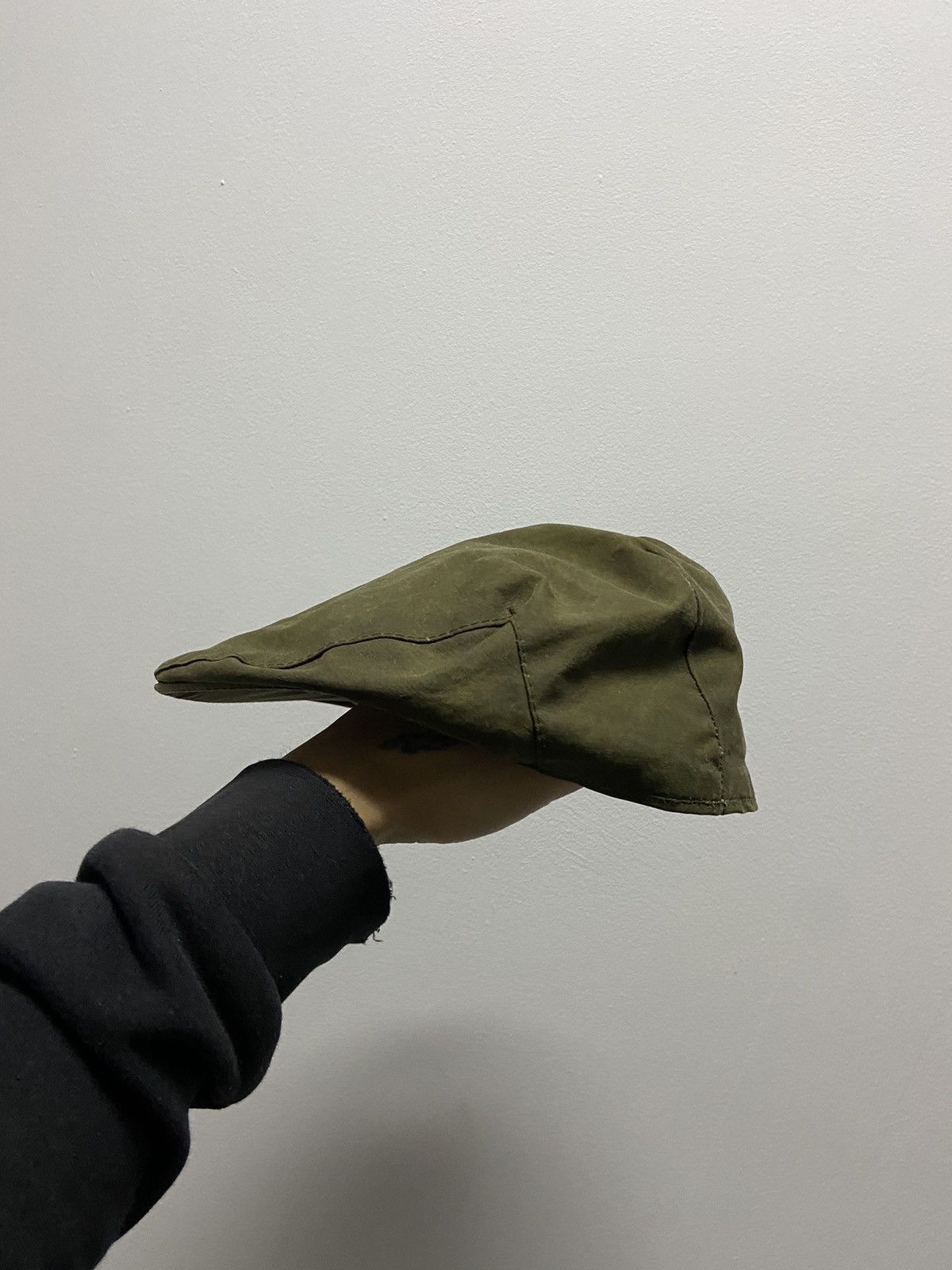 Barbour × Vintage Barbour waxed beret cap vintage Size ONE SIZE - 4 Thumbnail