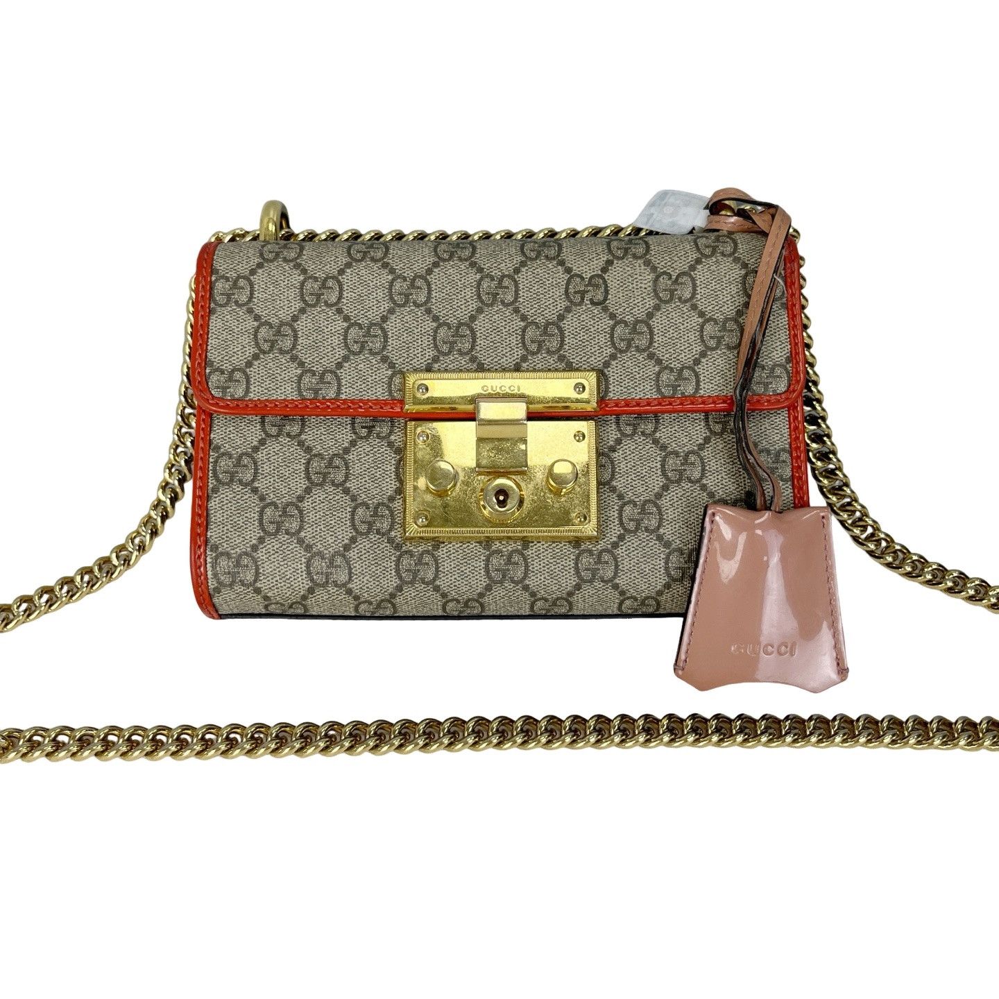 Gucci Gucci Padlock Monogram Shoulder Bag One Size Size ONE SIZE - 1 Thumbnail