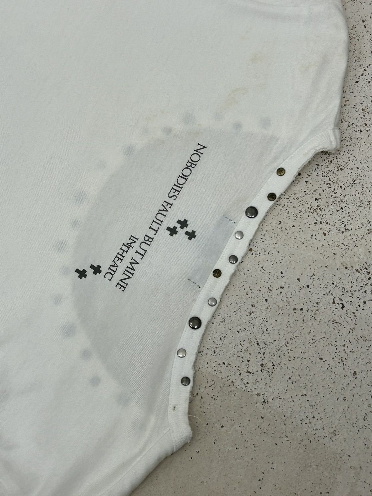 Designer × Japanese Brand Studded Elegance – White Long Sleeve with Rhinestone Skull Size US S / EU 44-46 / 1 - 13 Thumbnail
