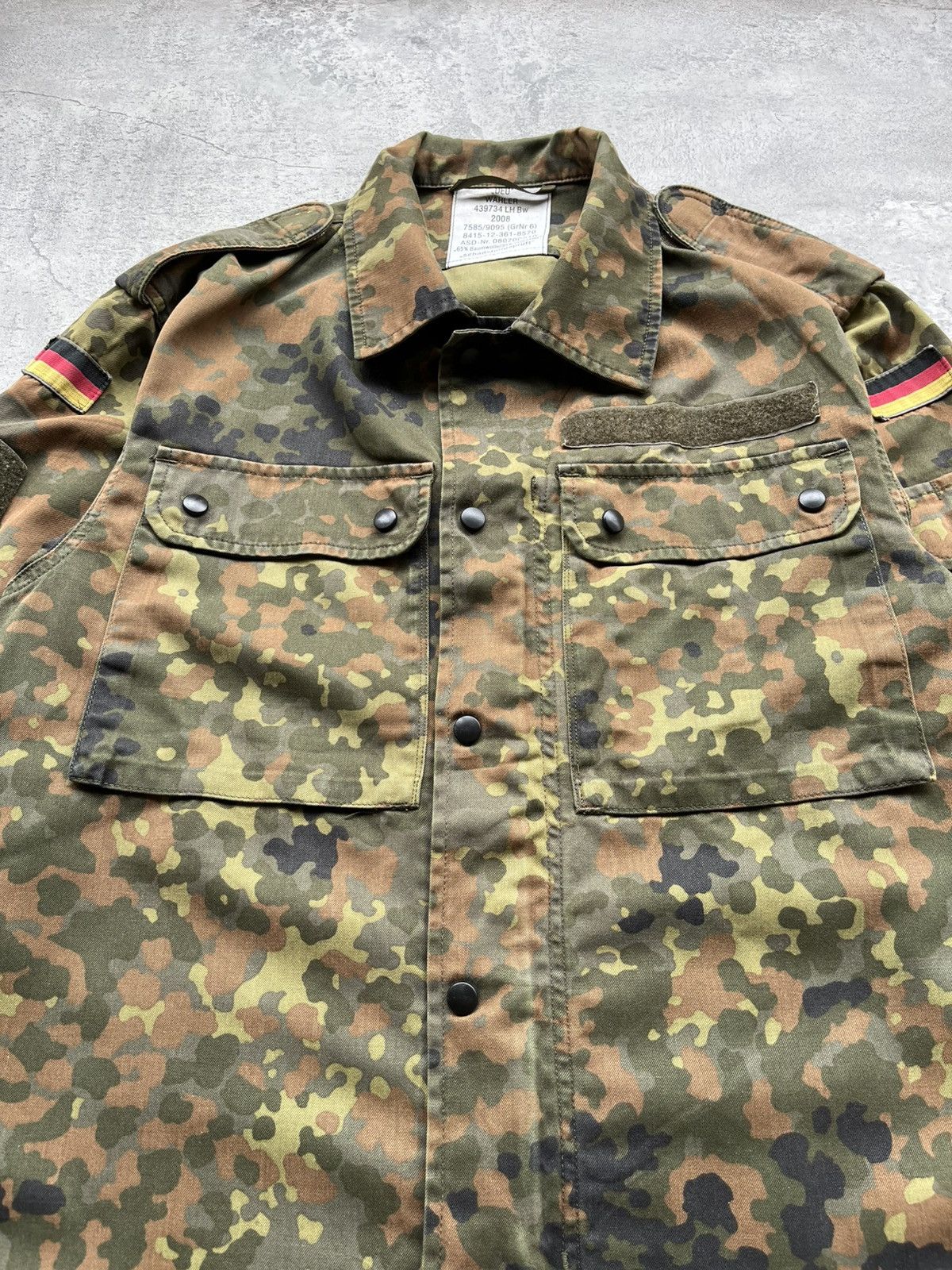 Other Germany Army Shirt Flectarn Camouflage Vintage Jacket Size US XL / EU 56 / 4 - 2 Thumbnail