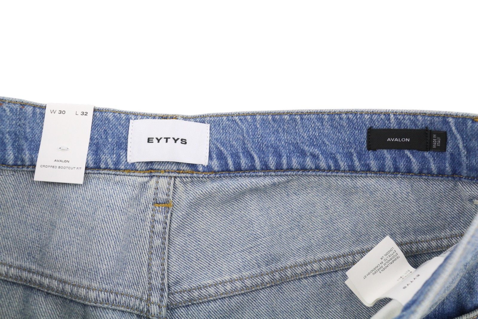 Eytys AVALON TORN INDIGO BOOTCUT W30/L32 RRP370 88890 Size 30" / US 8 / IT 44 - 12 Thumbnail