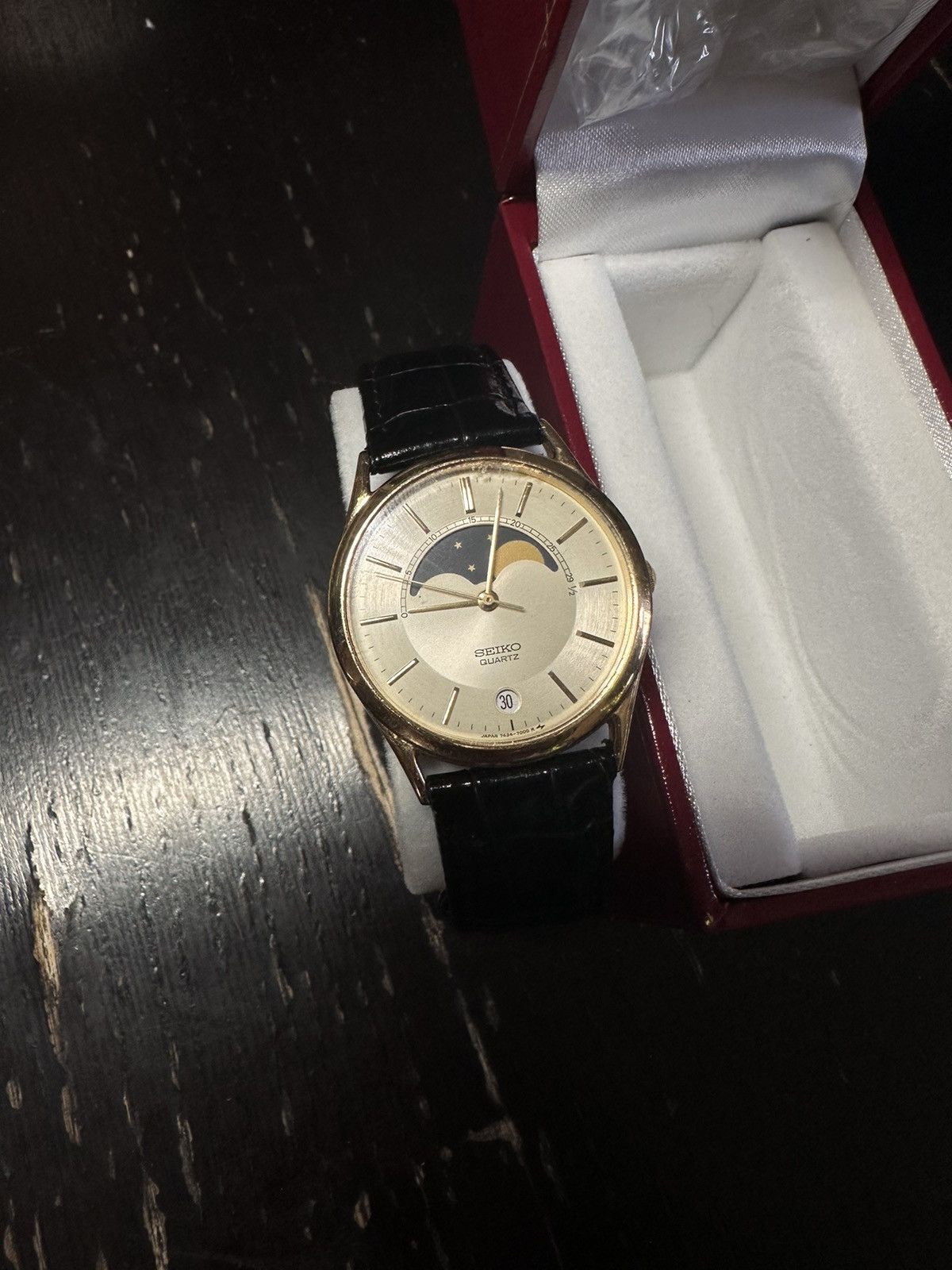 Seiko Vintage Seiko Moonphase 32 MM 7434-7009 Size ONE SIZE - 2 Thumbnail
