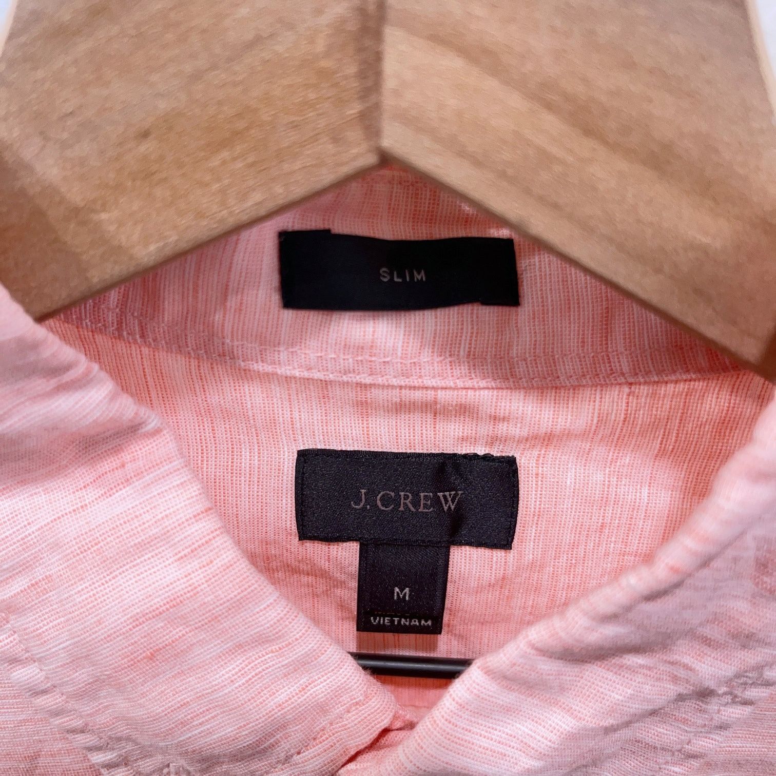 J.Crew J Crew Baird McNutt Irish Linen Long Sleeve Shirt Coral M Size US M / EU 48-50 / 2 - 5 Thumbnail