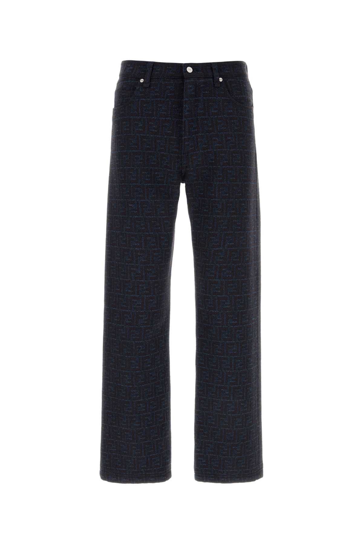 Fendi Embroidered Cotton Blend Pant Size US 31 - 1 Thumbnail