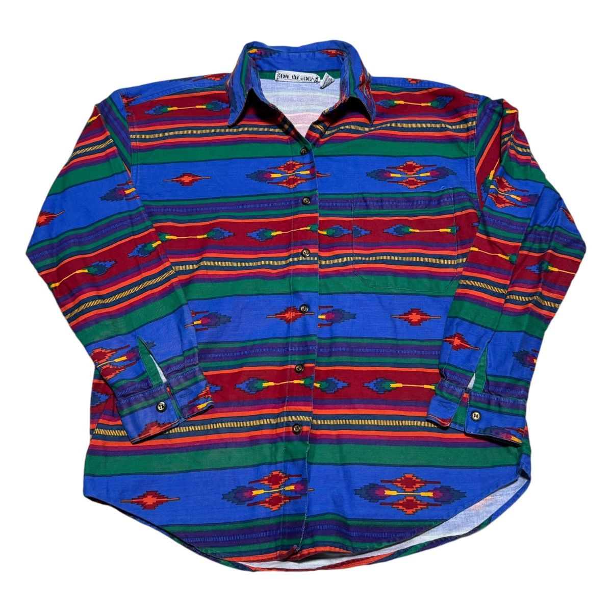 Vintage Vintage Aztec Western 80s 90s Red River Shirt Adult M Size US M / EU 48-50 / 2 - 1 Thumbnail