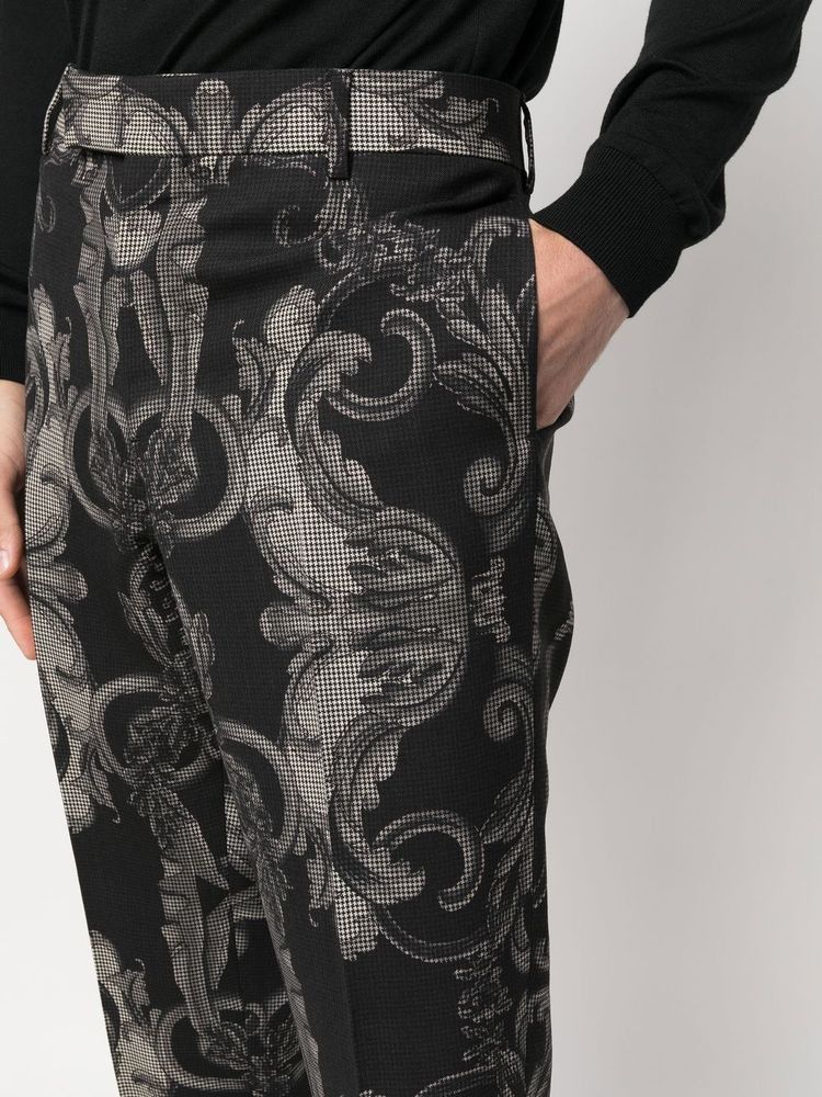 Versace o1y0525 Casual Pant in Black/Silver Size US 36 / EU 52 - 2 Thumbnail