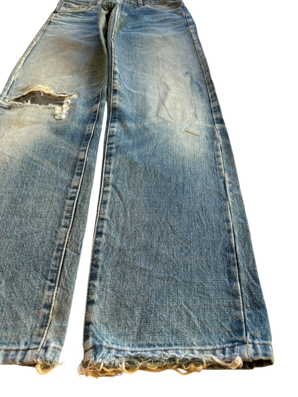 Levi's Vintage 90s Levis 502XX Big E Selvedge Patch Mud Wash Jeans Size US 29 - 8 Thumbnail